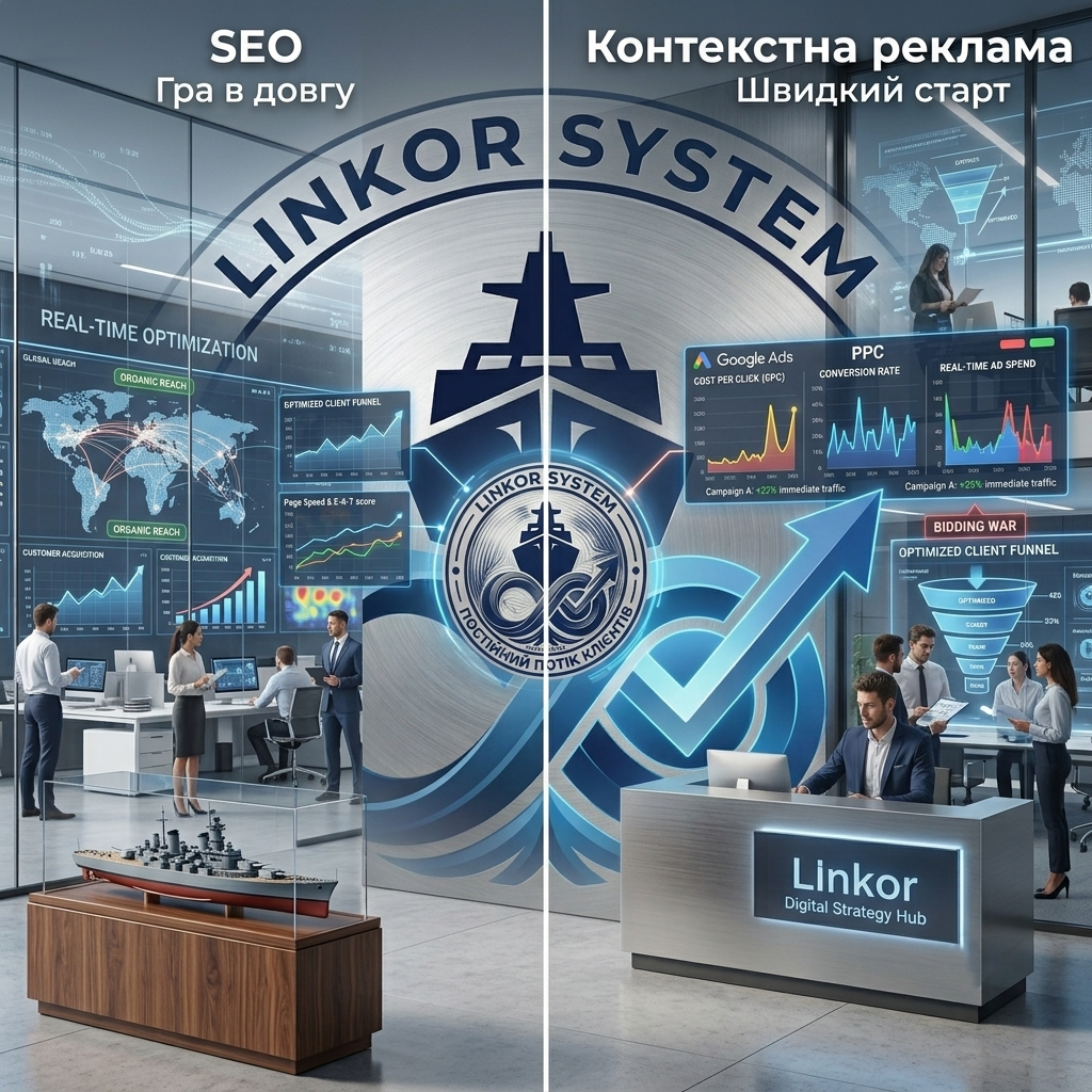 Контекстна реклама проти SEO: Як не злити бюджет і де швидші клієнти?